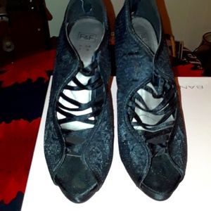 British fashion at its best. Lace detail booties